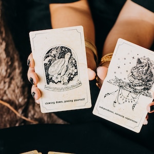 Sagesse Oracle Deck, Conseils intuitifs pour l'amour et les relations, Tarot indépendant et cartes Oracle, Love Oracle Deck avec messages perspicaces