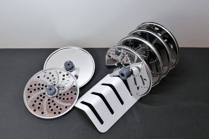 Scheibenfix Ken Küchenmaschine Chef Titanium Zubehör Disc Ständer schnitzelwerk für den multi-zerkleinerer schneidescheibenstaender Bild 3