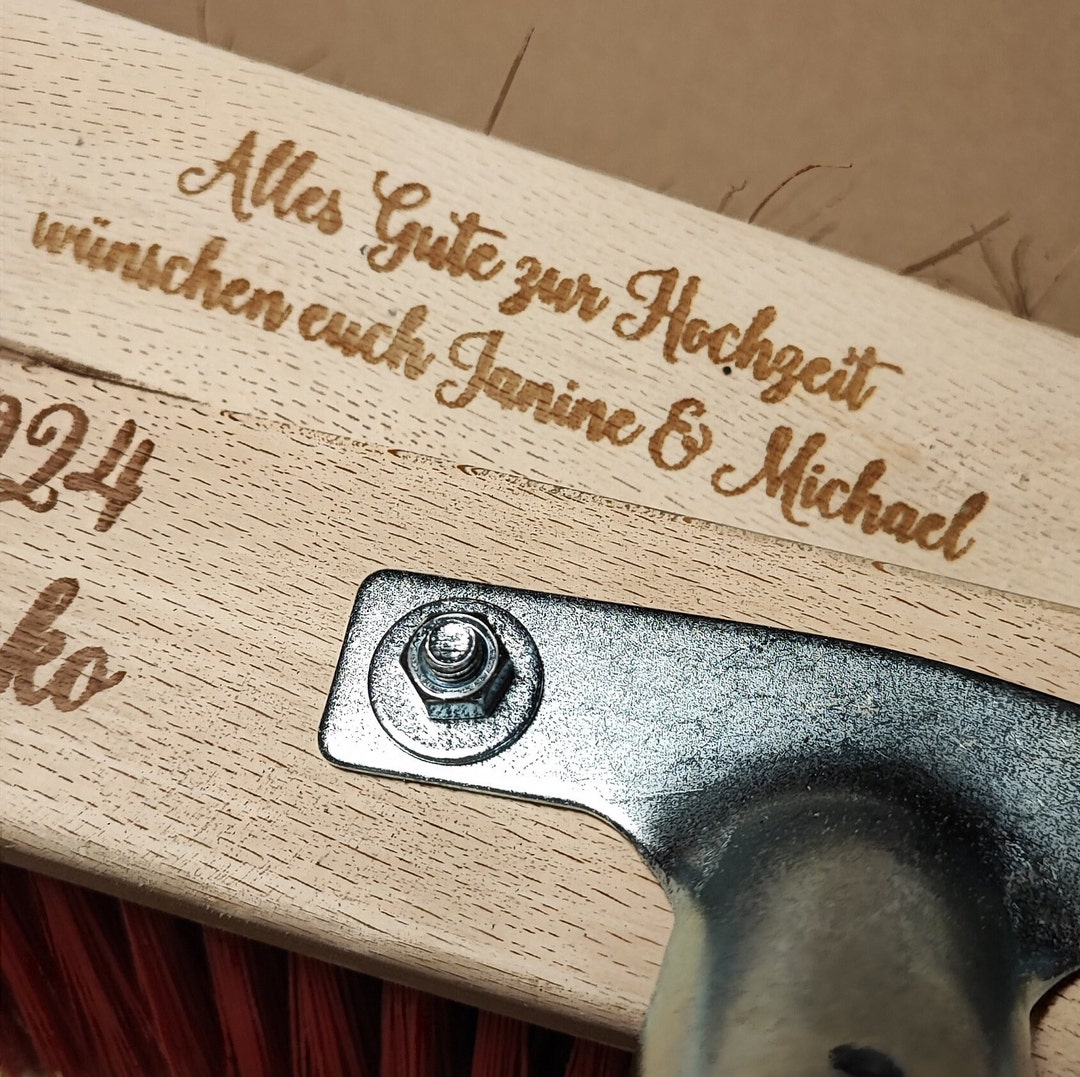 Broom Lettering Premium Broom Set for the Bachelorette Party With Individual Lettering ...