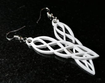 Earrings Celtic knot infinity long earrings earrings celers knots