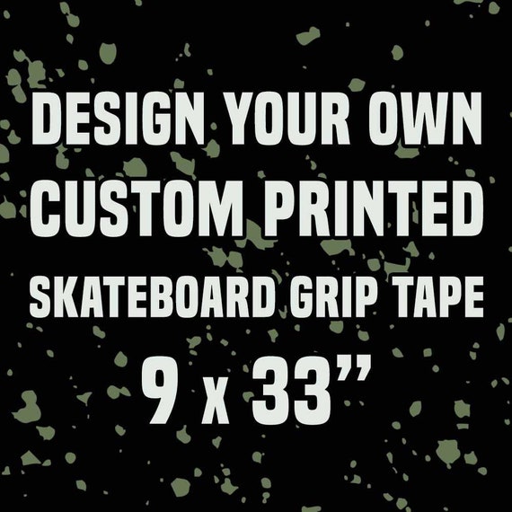 Printedin3D Illinois State Chicago Skyline Skateboards Longboards Griptape Grip Tape 9 x 33