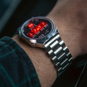 Retro Digital Led Watch - Etsy