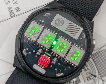本物のニキシー管腕時計｜オタク、メーカー、エンジニアのためのレトロ