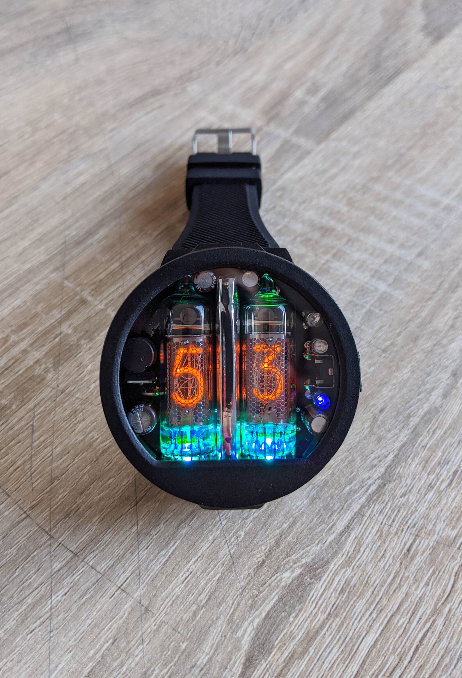 Nixoid Nixie Tube Watch V5.2 BLACK 12HR Etsy