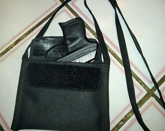 Custom Shoulder Wallet Concealed Holster for Ruger LCP / small pistols