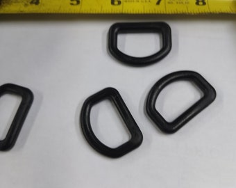 1" heavy duty plastic d-rings (lot of 100)
