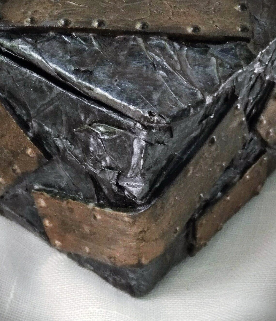 Steampunk Paper Mache Art Box Gift for Him Alternative Mixed Etsy