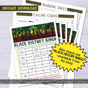 Black History MONTH / PRIDE Juneteenth celebration DIY party garland bunting printable digital download African American Freedom decor image 4