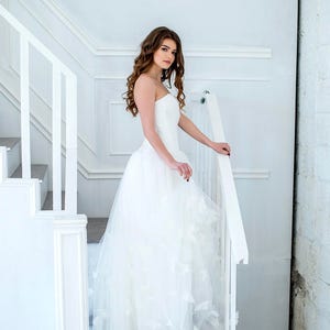 Farfalla Abito Da Sposa Abito Da Sposa Romantico Con Etsy