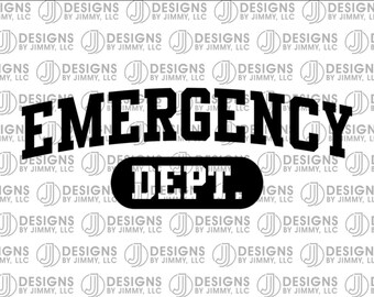 Emergency Dept PNG & SVG File Bundle