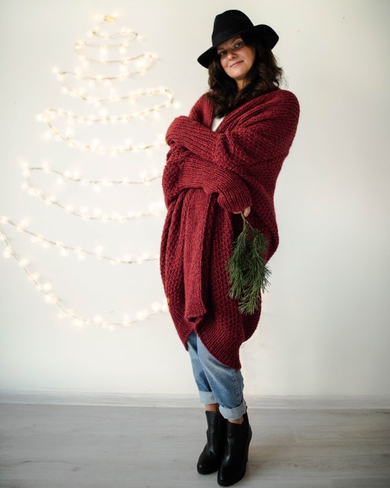 woolly cardigan