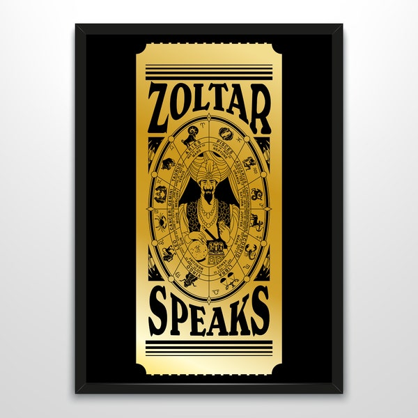 Zoltar Speaks Foil Print A4