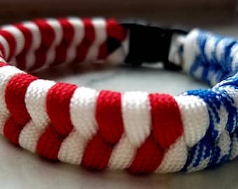 USA flag paracord bracelet