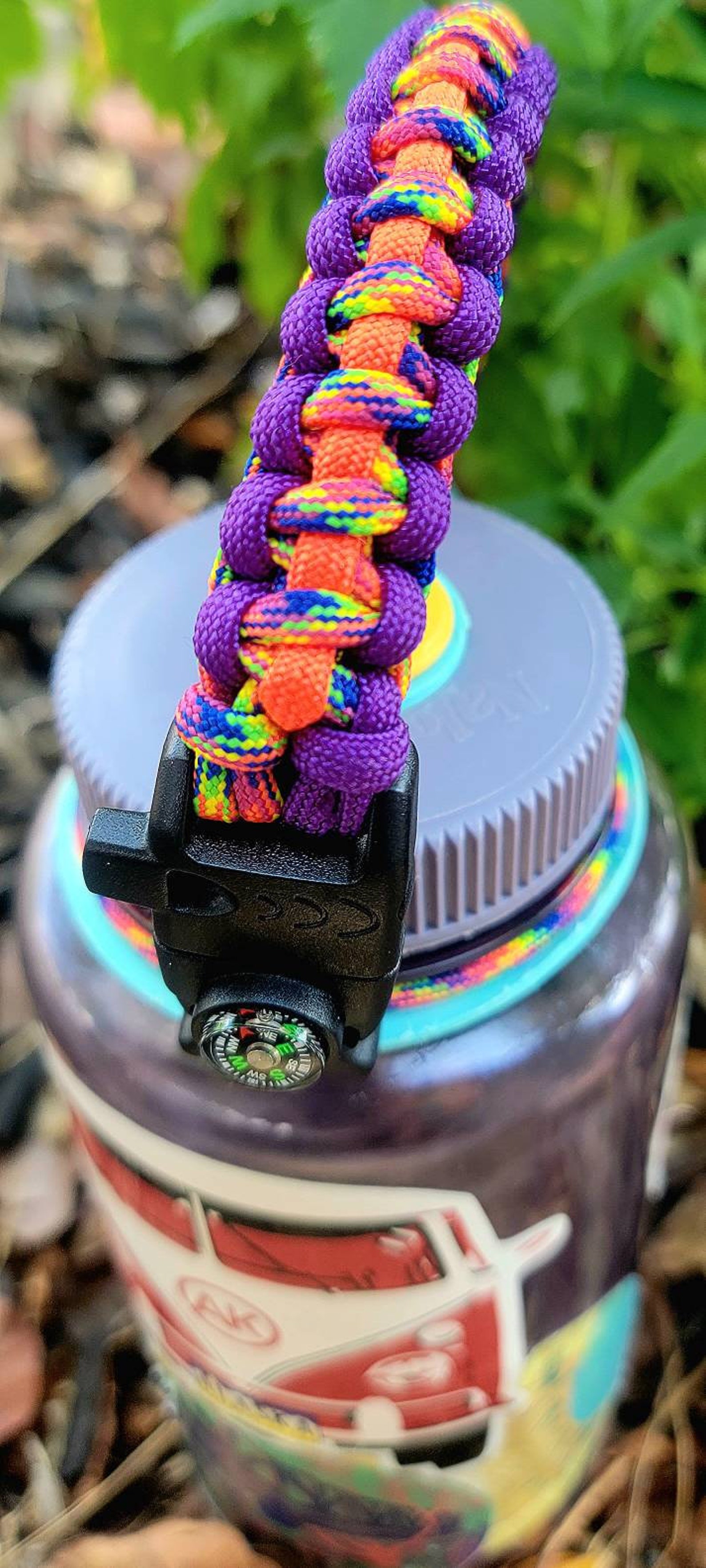 Nalgene Paracord Handle With Compass Utility Buckle Etsy