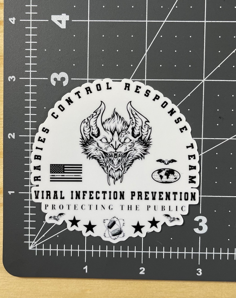 Rabies Bundle (10 Sticker Pack) Rabies Raccoons Rabid Animal Stickers ...