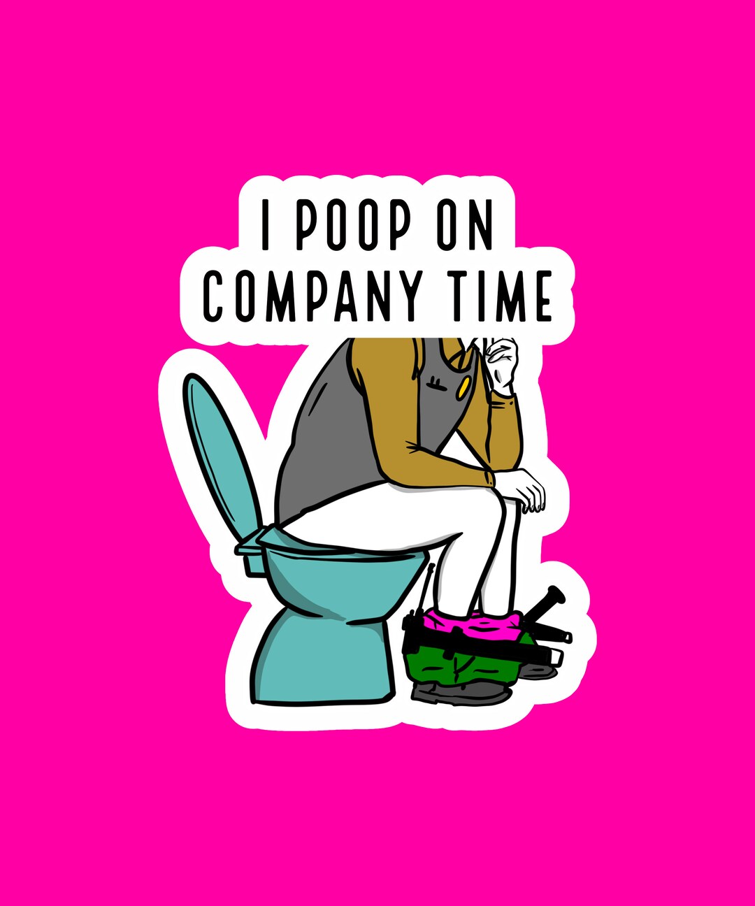 Poop in Companys Time // Dont Poop for Free // Get Paid to Poop // Work