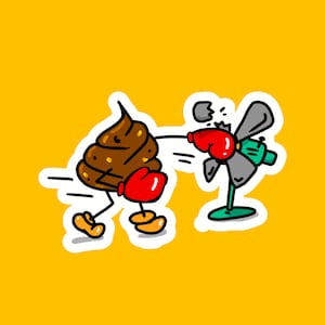 Shit hit the fan // animal control problems sticker // crazy day in ACO life //