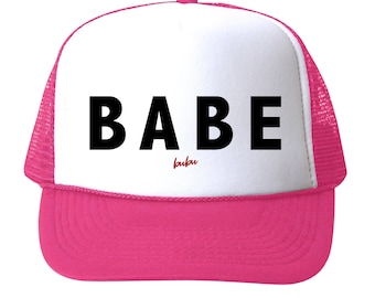 BABY, TODDLER, & KID trucker hats - Babe