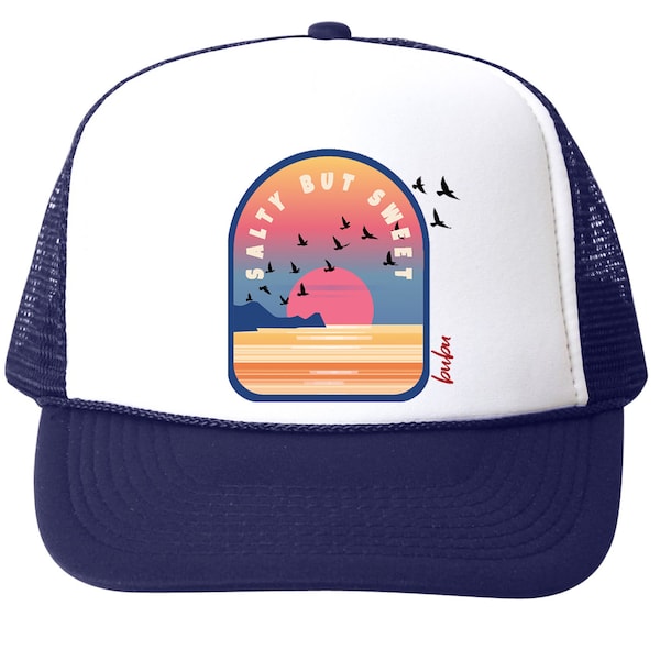 BABY, TODDLER, & KID trucker hats - Salty but Sweet