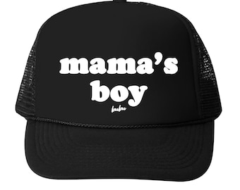 BABY, TODDLER, & KID trucker hats - Mama's Boy