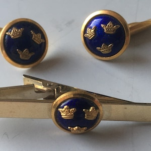 Cufflinks and tie pin