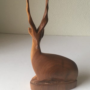Swedish Animal Figure in teak / Vintage / Mid Century