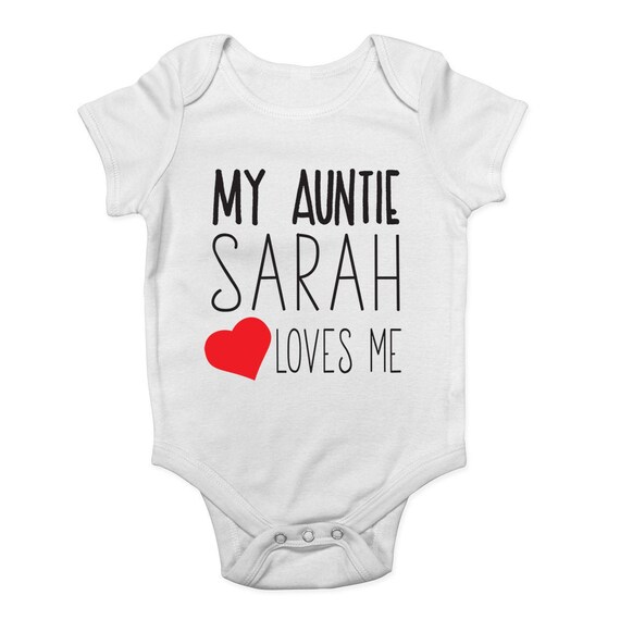 personalised auntie baby grows