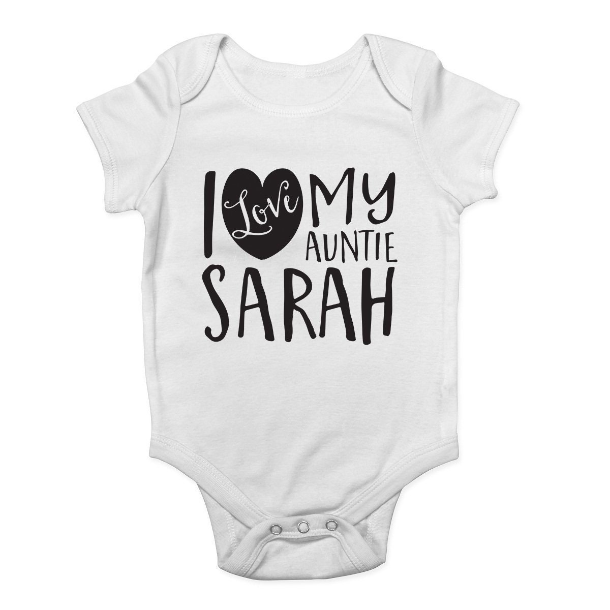 i love my auntie baby grow