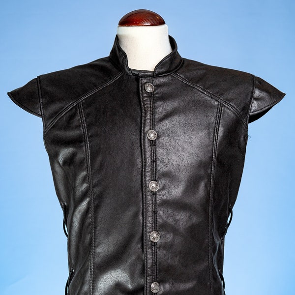 Waistcoat vest in gothic, Medieval, Victorian style for cosplay, LARP and themed costume gatherings