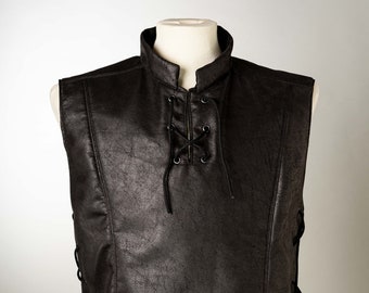 Vest in Victorian, Edwardian gothic, steampunk style