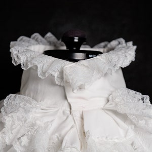 White shirt with jabot and laces, Victorian style, shirt for men, all genders elegant and dandy style image 4