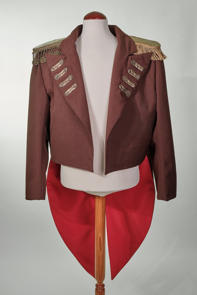 gothic Steampunk cutaway victorian style Jacket made to order coat swallow tail cutaway jacket