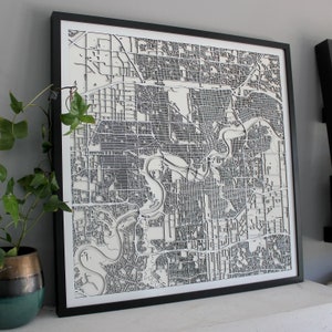 Sculpture de rue d'Edmonton (27,5 x 27,5 pouces)
