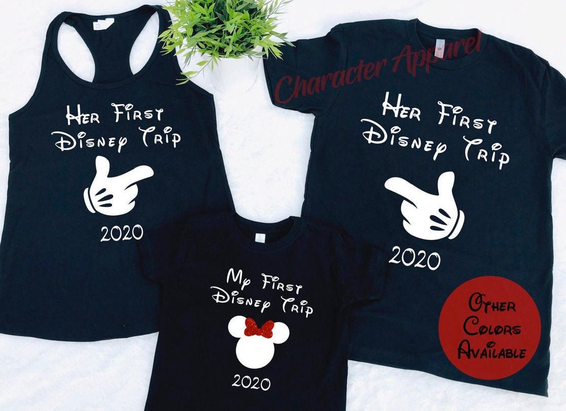 my first time at disney shirt