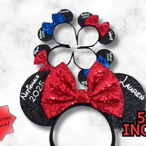 Personalized Mickey Minnie Mouse Ears | Animal kingdom Mouse Ears | Mickey Ears | Mouse Ears | Custom Minnie headband | Personalized Ears