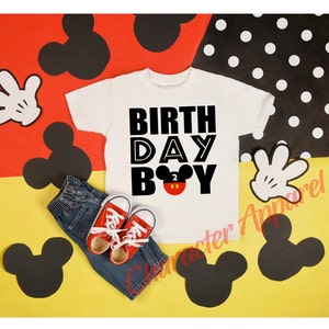 Birth Day Boy Shirt, Mickey Birthday boy shirt, Disney Birthday Shirts, Family Disney Shirts, Disney Birthday Shirts, Disney Birthday boy