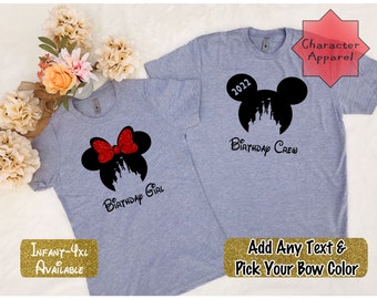 Disney Birthday Gang Shirts, Birthday Squad Shirts, Minnie Squad, Mickey squad, Disney Birthday Shirts, Family Disney Matching Shirts