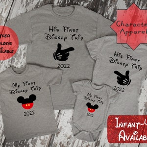 My First Disney Trip|Family Disney Shirts|Mens First Disney Trip Shirt|Her First Disney Trip|His first Disney trip| 2022 Disney shirt|Tank