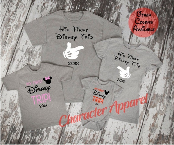 my first time at disney shirt