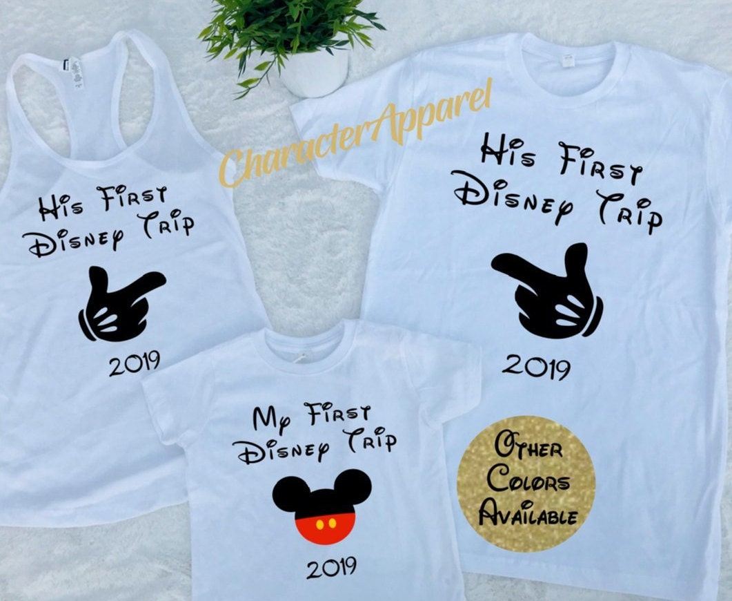 my first time at disney shirt