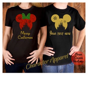 Family Disney shirts, Disney Vacation Shirts, Mickey Shirt, Disney Castle Shirt, Matching Disney Shirts, Mickey not so scary Christmas Party