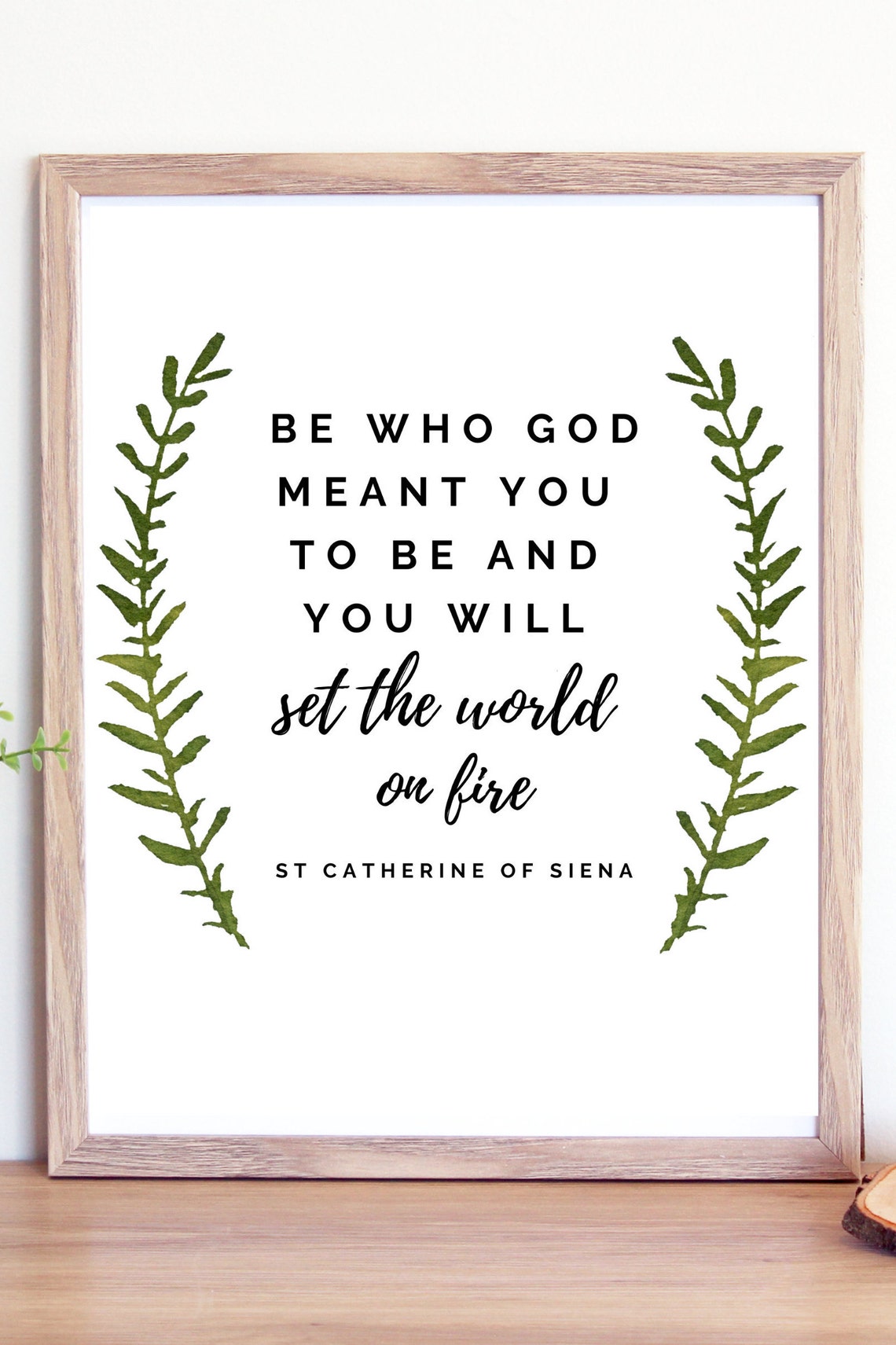 St Catherine of Siena Quote Printable- Catholic Saint Quotes Print- Be ...