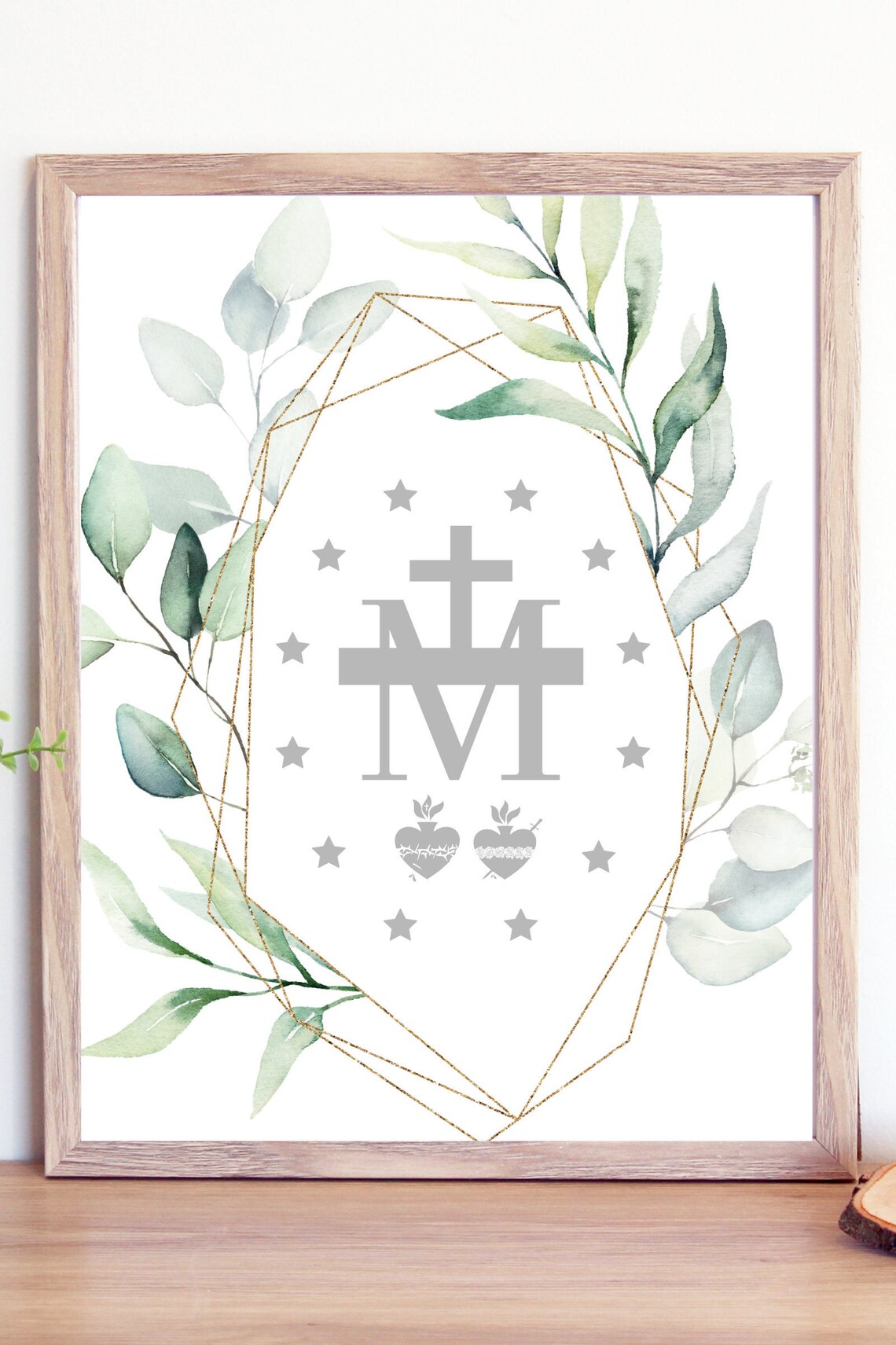 Miraculous Medal Printable-Mary Catholic Print Blessed Virgin | Etsy
