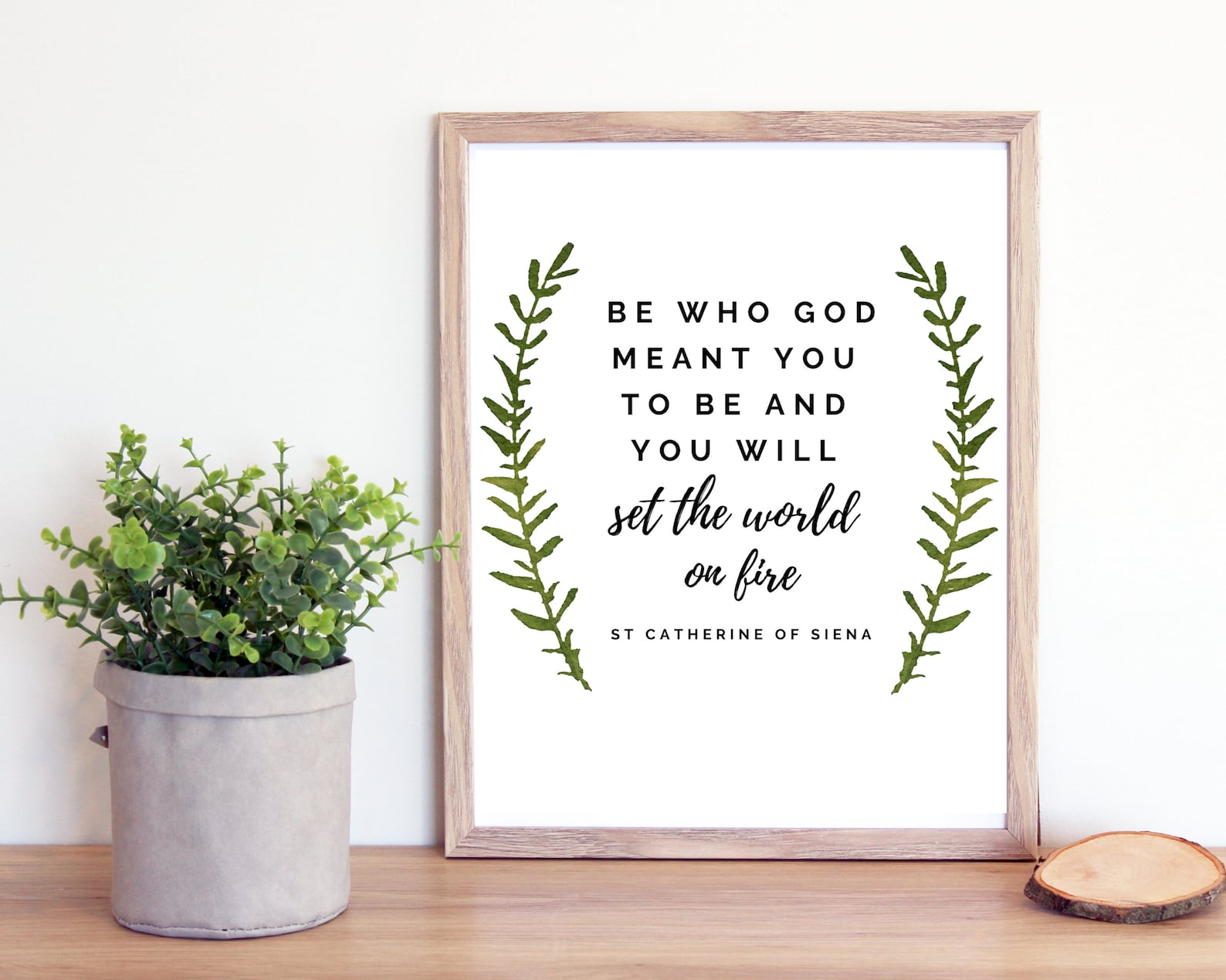 St Catherine of Siena Quote Printable Catholic Saint Quotes Print Be