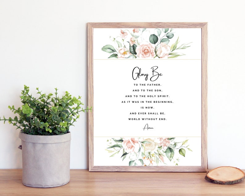 Glory Be Prayer Printable Catholic Prayer Print Catholic Etsy Glory Be Prayer Printable Catholic Prayer Print Catholic Etsy