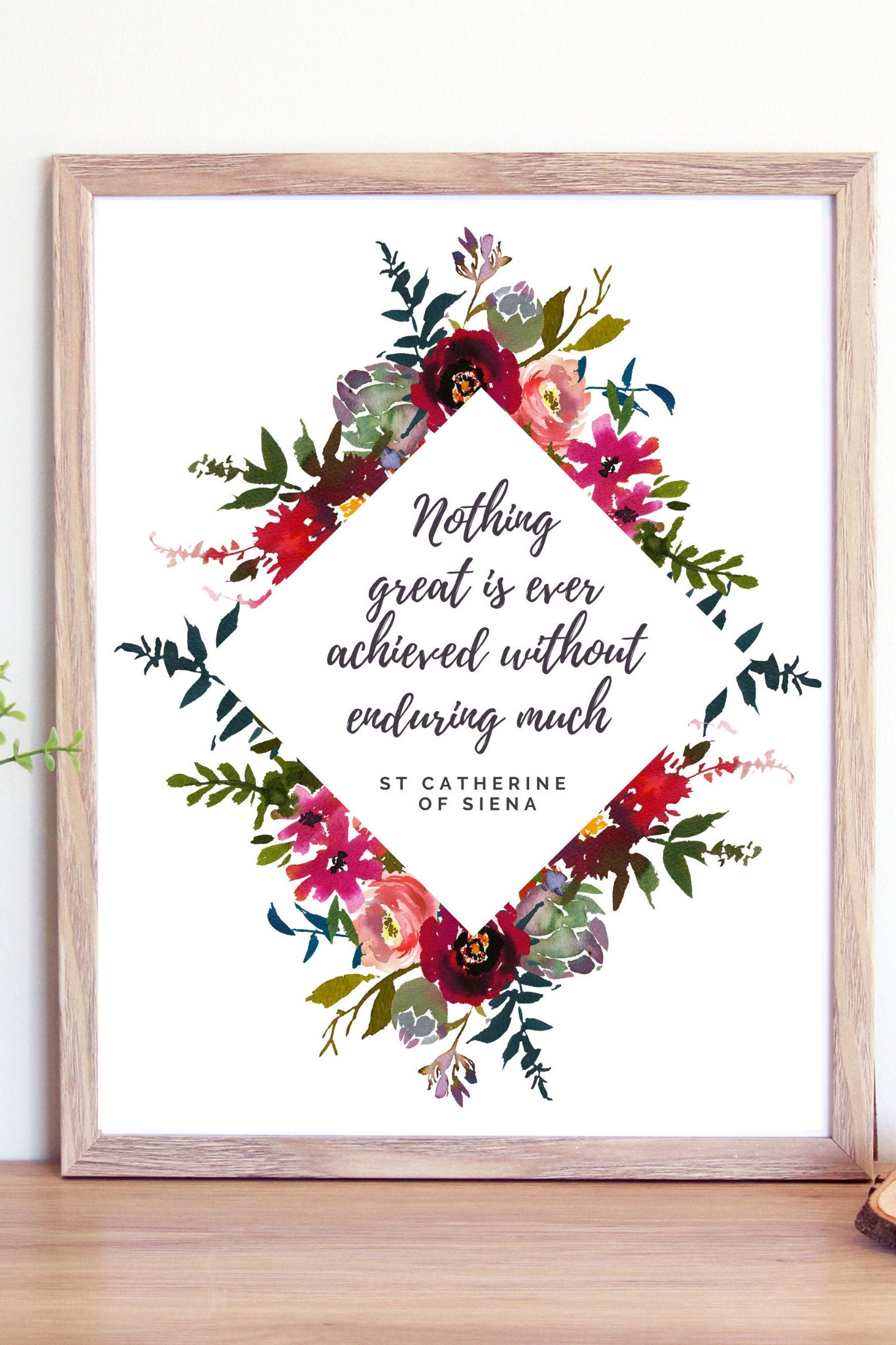 St Catherine of Siena Quote Printable- Catholic Saint Quotes Print ...