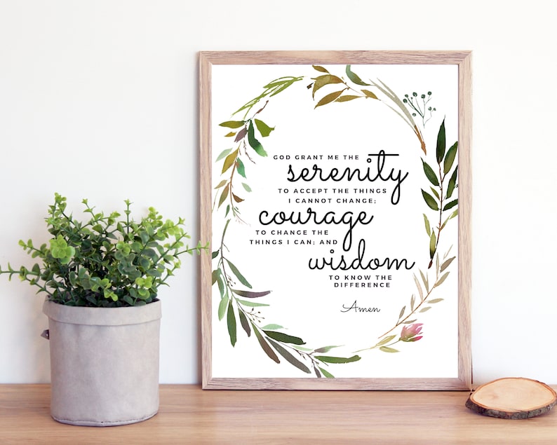 serenity prayer printable catholic prayer prints catholic