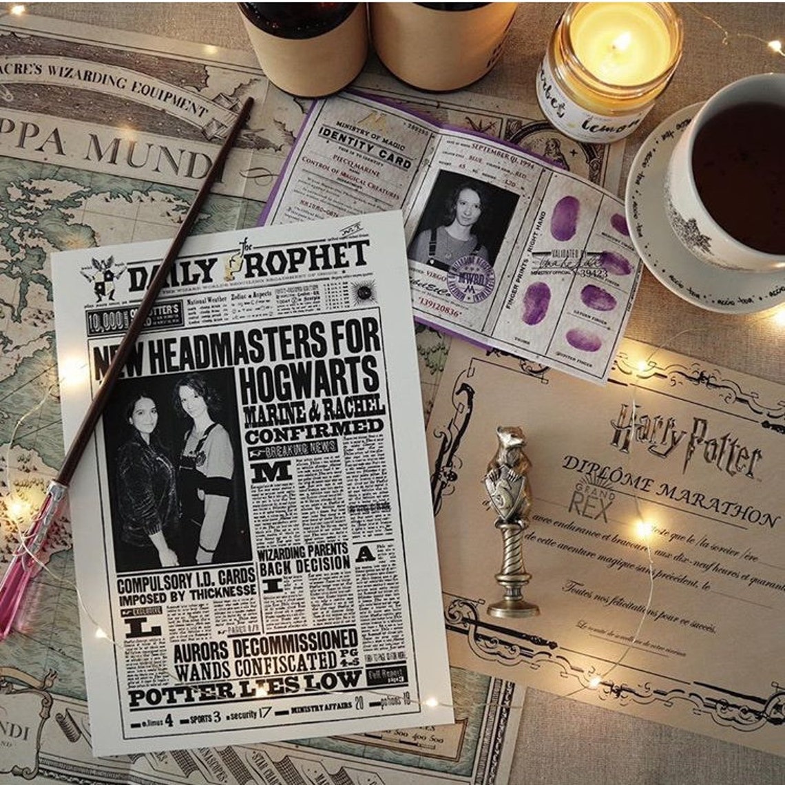 YOUR Front Page of Daily Prophet / YOUR First Page of Daily - Etsy