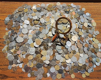大型外国コイン：世界の通貨コレクション（29～35 mm） - Etsy 日本
