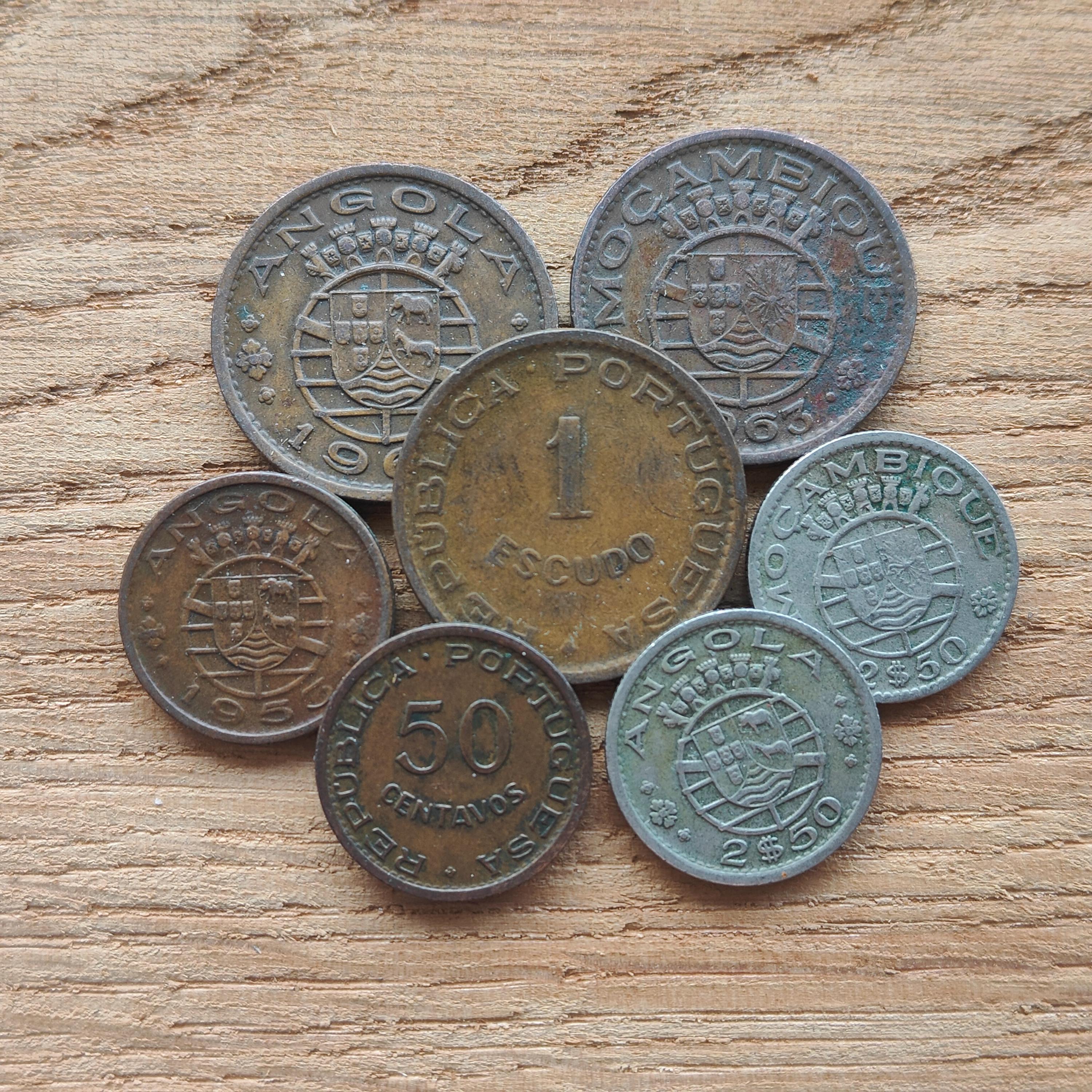 vintage coin ポルトガル領 モザンピーク硬貨 5 枚セット